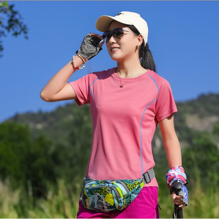 2026新款夏季速干衣女短袖薄款修身爬山运动衣户外跑步圆领T恤
